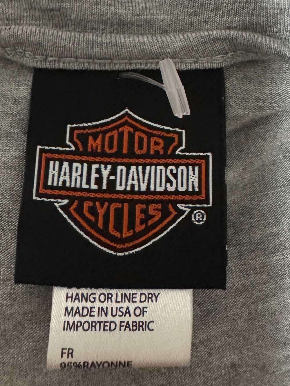 Harley-Davidson Women's Grey "Unleashed" Winged Eagle Cold-Shoulder Tee 2XL - Picture 3 of 5